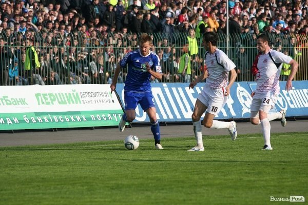 «Волинь» програла у двобої з «Динамо» – 0:1